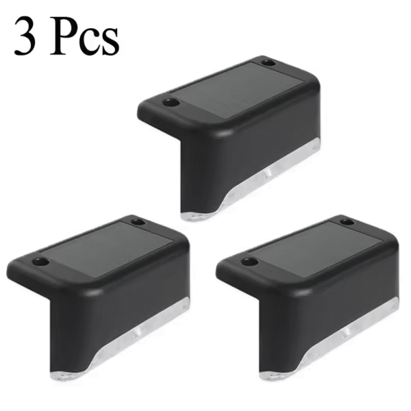 solar powered outdoor lights black color