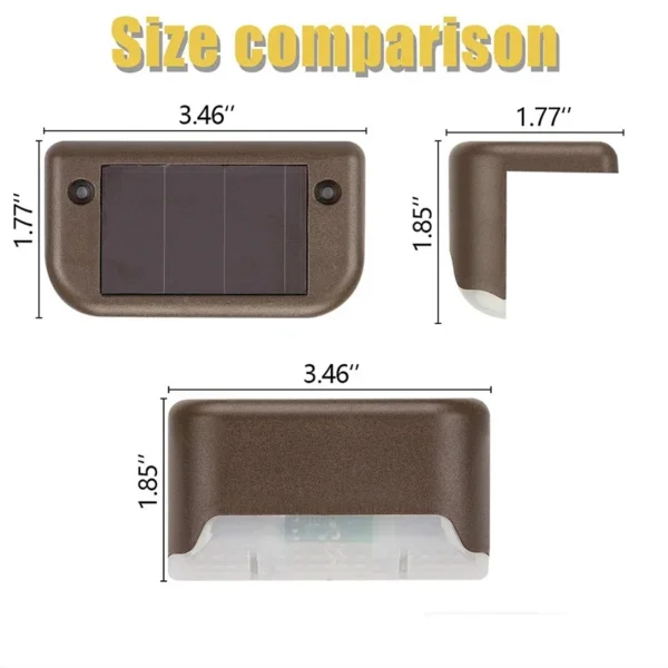 solar lights dimensions