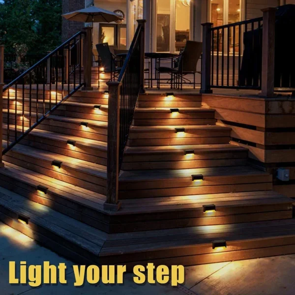 solar lights for stairs